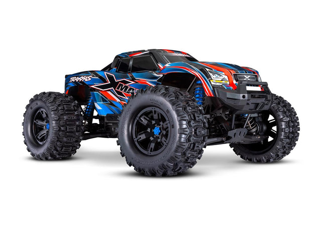 Traxxas X-Maxx 8S 1/6 4WD Brushless RTR Monster Truck (Blue, Green, Orange, or Red) – w/ TQi Radio, TSM & Belted Tires 77096-4