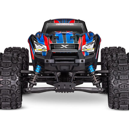 Traxxas X-Maxx 8S 1/6 4WD Brushless RTR Monster Truck (Blue, Green, Orange, or Red) – w/ TQi Radio, TSM & Belted Tires 77096-4