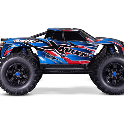 Traxxas X-Maxx 8S 1/6 4WD Brushless RTR Monster Truck (Blue, Green, Orange, or Red) – w/ TQi Radio, TSM & Belted Tires 77096-4