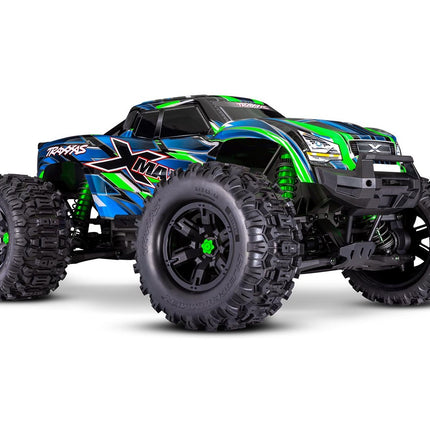 Traxxas X-Maxx 8S 1/6 4WD Brushless RTR Monster Truck (Blue, Green, Orange, or Red) – w/ TQi Radio, TSM & Belted Tires 77096-4