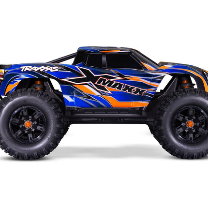 Traxxas X-Maxx 8S 1/6 4WD Brushless RTR Monster Truck (Blue, Green, Orange, or Red) – w/ TQi Radio, TSM & Belted Tires 77096-4