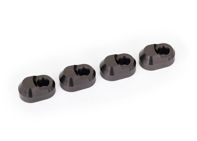 Traxxas Gray Aluminum Suspension Pin Retainers (4) – 7743-GRAY