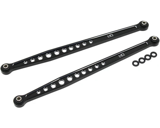 Hot Racing Aluminum Rear Upper Arms for Traxxas Unlimited Desert Racer Black TUDR56U01