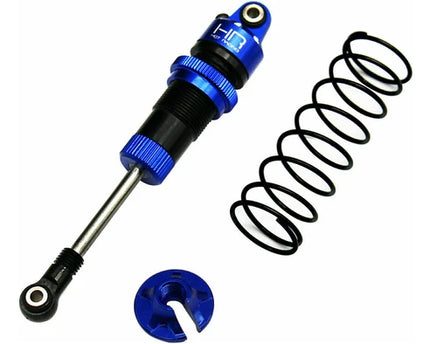 Hot Racing 87mm Pre-Assembled Aluminum Threaded Shocks (Blue) (2) for Traxxas Mini Maxx (MMX87DPX06)