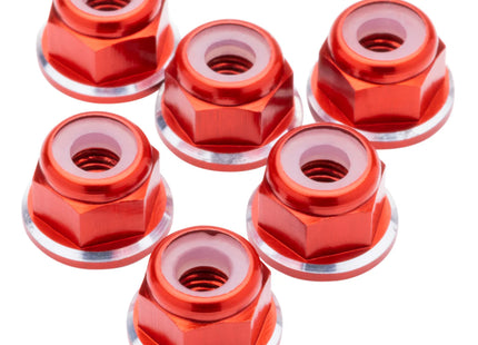 1up Racing 7075 Aluminum Flanged Locknuts - Shine Series - M3