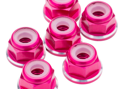 1up Racing 7075 Aluminum Flanged Locknuts - Shine Series - M3
