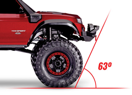 Traxxas TRX-4® Sport High Trail Edition 1/10 RTR 4WD Electric Trail Truck w/ TQ™ 2.4GHz Radio