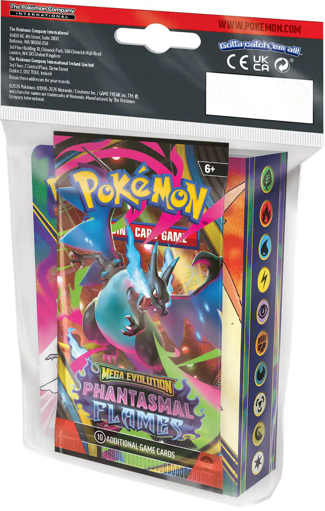 Pokémon TCG: Mini Portfolio (Q1 2026) w/Phantasmal Flames Booster Pack