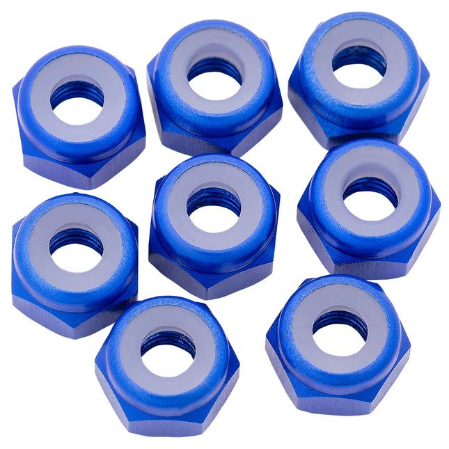 1up Racing 7075 Aluminum Locknuts - M3 (Multiple Colors Available)