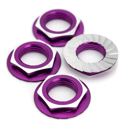 1UP Racing Lockdown 17mm Aluminum Wheel Nuts (4) (Multiple Colors Available)