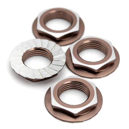 1UP Racing Lockdown 17mm Aluminum Wheel Nuts (4) (Multiple Colors Available)