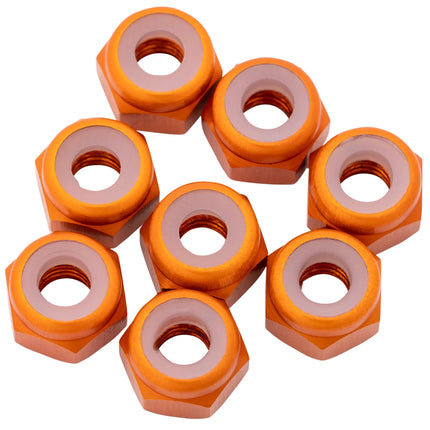 1up Racing 7075 Aluminum Locknuts - M3 (Multiple Colors Available)