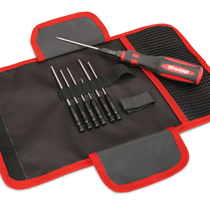 Traxxas 7-Piece Metric Hex Bit Master Set w/Carrying Case (1.5mm, 2mm, 2.5mm, 3mm) (8711)