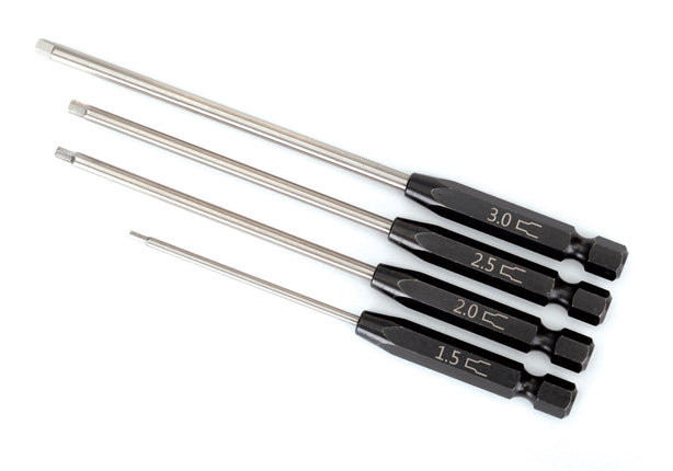 Traxxas Speed Bit 1/4" Drive Hex Driver Set (4) – 8715X