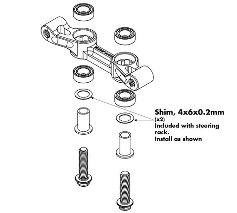R1WURKS (B7 Series) Aluminum Steering Rack – 900059