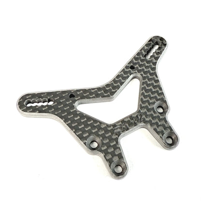 R1WURKS (22X Series) Carbon Fiber Front Shock Tower – TLR 22X – 900197 / 900198 / 900199