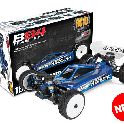 Team Associated RC10B84 1/10 4WD Off-Road Electric Buggy Kit (Carpet) – 90050