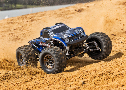 Traxxas Stampede 4x4 VXL Brushless RTR 1/10 4WD Monster Truck (Red, Green, Orange, or Blue) w/ TQi 2.4GHz Radio & TSM [67076-4]