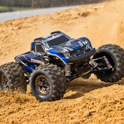 Traxxas Stampede 4x4 VXL Brushless RTR 1/10 4WD Monster Truck (Red, Green, Orange, or Blue) w/ TQi 2.4GHz Radio & TSM [67076-4]
