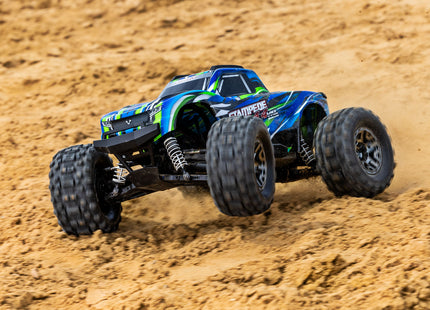 Traxxas Stampede 4x4 VXL Brushless RTR 1/10 4WD Monster Truck (Red, Green, Orange, or Blue) w/ TQi 2.4GHz Radio & TSM [67076-4]
