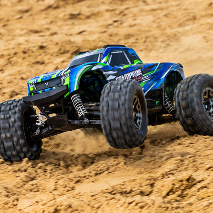 Traxxas Stampede 4x4 VXL Brushless RTR 1/10 4WD Monster Truck (Red, Green, Orange, or Blue) w/ TQi 2.4GHz Radio & TSM [67076-4]