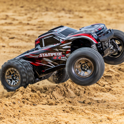 Traxxas Stampede 4x4 VXL Brushless RTR 1/10 4WD Monster Truck (Red, Green, Orange, or Blue) w/ TQi 2.4GHz Radio & TSM [67076-4]