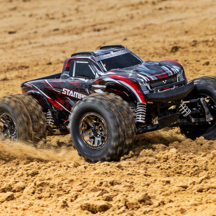 Traxxas Stampede 4x4 VXL Brushless RTR 1/10 4WD Monster Truck (Red, Green, Orange, or Blue) w/ TQi 2.4GHz Radio & TSM [67076-4]