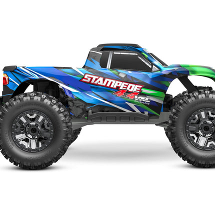 Traxxas Stampede 4x4 VXL Brushless RTR 1/10 4WD Monster Truck (Red, Green, Orange, or Blue) w/ TQi 2.4GHz Radio & TSM [67076-4]