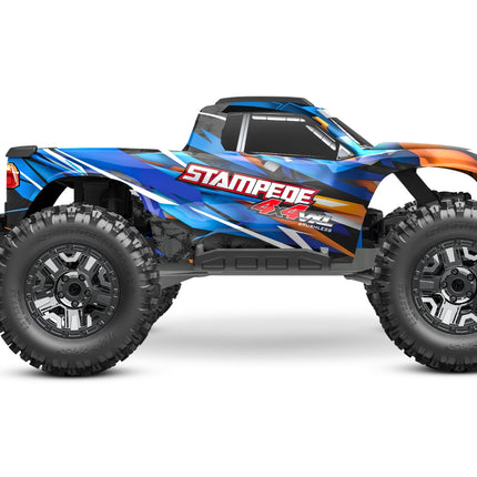 Traxxas Stampede 4x4 VXL Brushless RTR 1/10 4WD Monster Truck (Red, Green, Orange, or Blue) w/ TQi 2.4GHz Radio & TSM [67076-4]