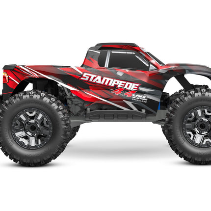 Traxxas Stampede 4x4 VXL Brushless RTR 1/10 4WD Monster Truck (Red, Green, Orange, or Blue) w/ TQi 2.4GHz Radio & TSM [67076-4]