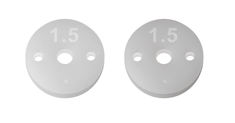 Team Associated FT 13mm Shock Pistons, 2.5mm – 2x1.5mm (Part #91931)