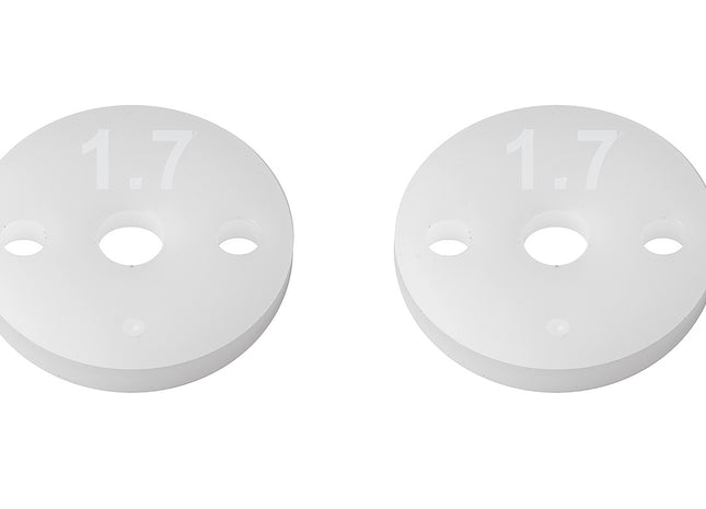 Team Associated FT 13mm Shock Pistons, 2.5mm Thick – 2x1.7mm Holes (Part #91933)