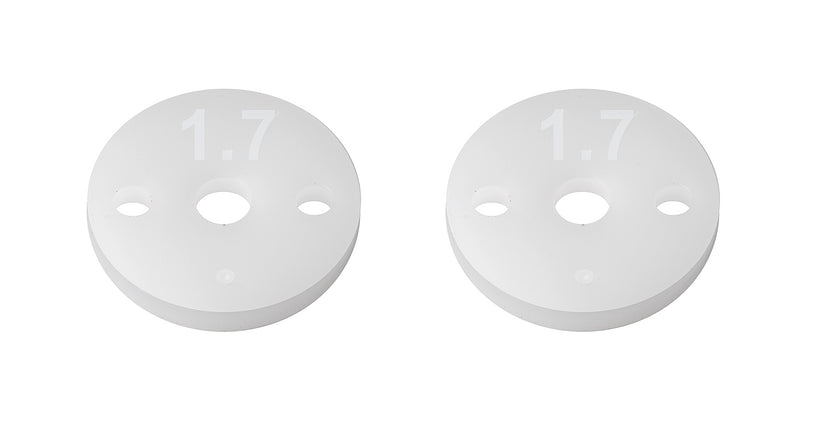 Team Associated FT 13mm Shock Pistons, 2.5mm Thick – 2x1.7mm Holes (Part #91933)