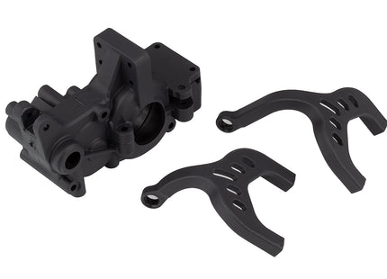 Team Associated RC10B6 Factory Team Laydown Gearbox & Chassis Braces (Carbon Composite) Part #: 91952