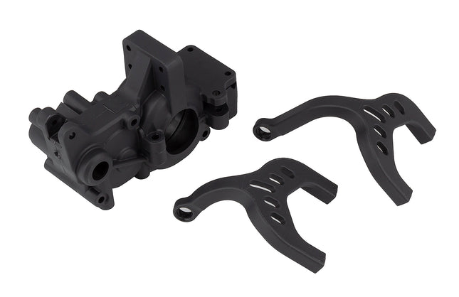 Team Associated RC10B6 Factory Team Laydown Gearbox & Chassis Braces (Carbon Composite) Part #: 91952