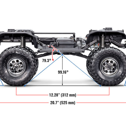Traxxas TRX-4® High Trail Edition 1/10 RC Crawler w/ 1972 Chevy K5 Blazer Body [92086-4]