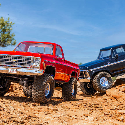 Traxxas TRX-4® 1/10 4WD RTR Scale & Trail® Rock Crawler w/1979 Chevrolet® K10 Truck Body (Red or Black) (92154-4)