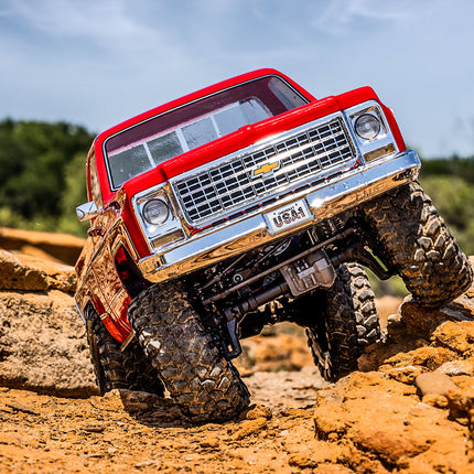 Traxxas TRX-4® 1/10 4WD RTR Scale & Trail® Rock Crawler w/1979 Chevrolet® K10 Truck Body (Red or Black) (92154-4)