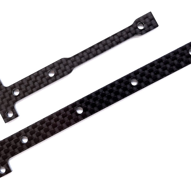 Team Associated RC10B74.1 Carbon Fiber Chassis Brace Support Set, 2.0mm (Part #92284)