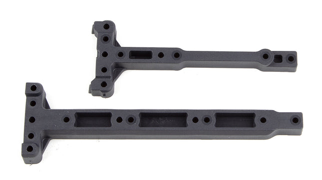 Team Associated RC10B74 FT Chassis Braces, Carbon (Part #92300)