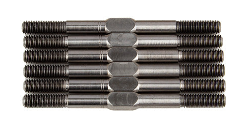 Team Associated Factory Team RC10B6.4/B6.4D 3.5mm Titanium Turnbuckle Set (6) - 92360