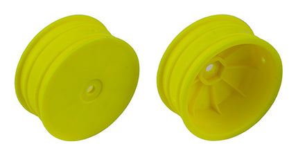 Team Associated 12mm Hex 2.2 4WD Front +1.5mm Buggy Wheels (2) – White or Yellow 92362/92363