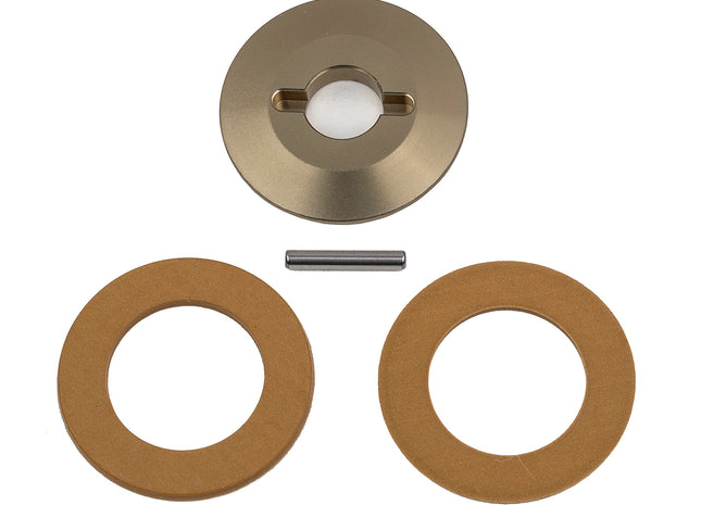 Team Associated RC10B74.2 FT Decoupled Slipper Hub & Pads (Part #92370)