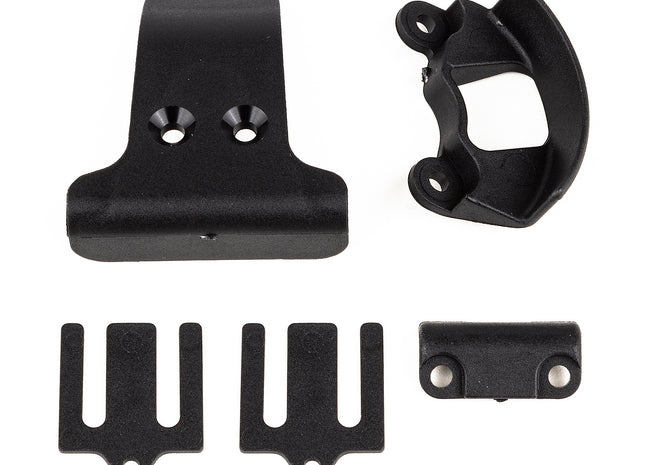 Team Associated RC10B7 Spur Gear Cover, Bumpers &amp; Bulkhead Shims Set [92427]