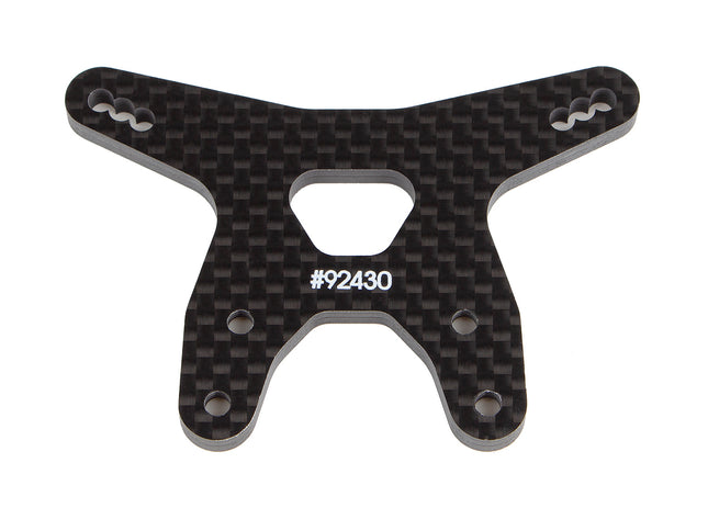 Team Associated RC10B7 Carbon Fiber Front Shock Tower 92430