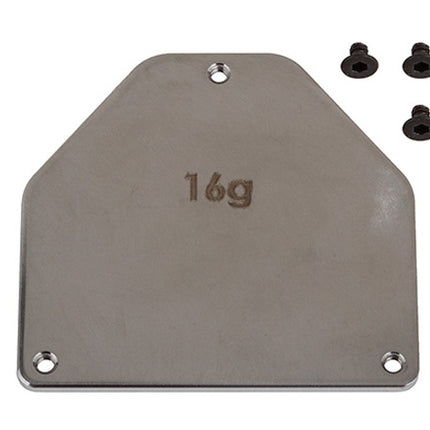 Team Associated RC10B7 Factory Team Steel Servo Weight Plate (16g) – 92445