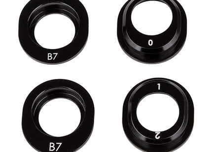Team Associated RC10B7 Factory Team Aluminum Differential Height Inserts (4)
