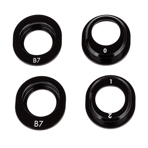 Team Associated RC10B7 Factory Team Aluminum Differential Height Inserts (4)
