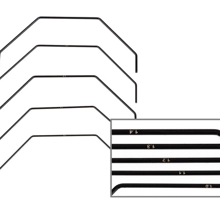 Team Associated RC10B7 Rear Anti-Roll Sway Bars (5) [92458]