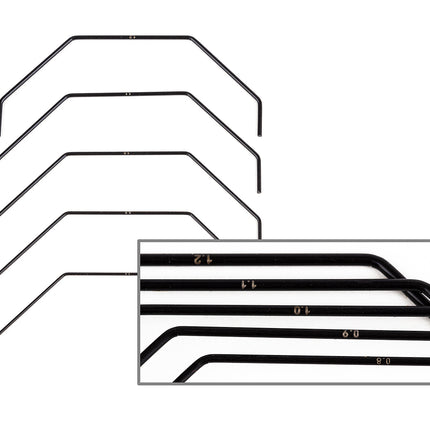 Team Associated RC10B7 Front Anti-Roll Sway Bars (5) [92459]